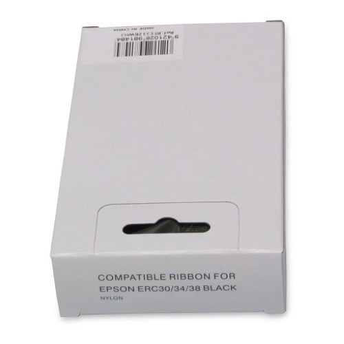 Epson Compatible Black Ribbon ERC30/34/38 for clear prints in compatible FAX printers, reliable and easy to install.