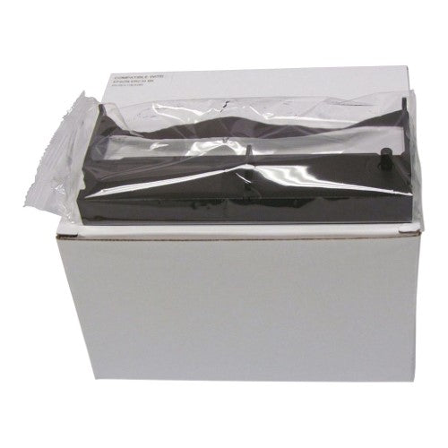 Pack of 6 Icon Compatible Epson ERC35 Black Ribbons for sharp, clear text in Epson POS printers.