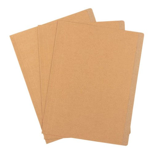 Pack of 10 Icon Kraft A4 File Folders with durable design, expandable spine, and stylish color for effective organization.