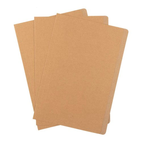 Pack of 50 Icon Kraft File Folders with expandable spine, two fastener slots, and shorter front cover for easy access.