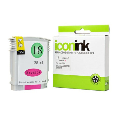Magenta ink cartridge for vibrant prints, compatible with HP Officejet models, yields up to 625 pages.