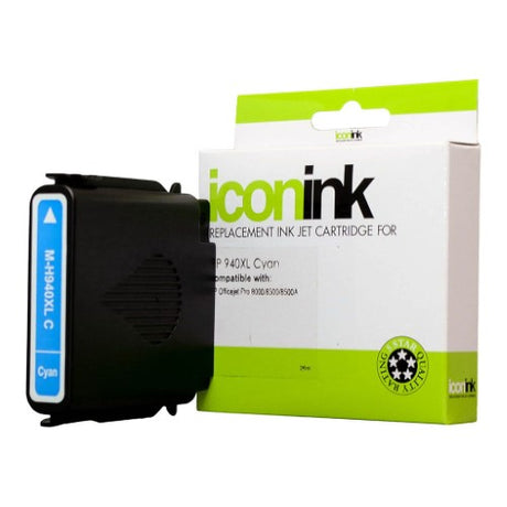 Cyan XL ink cartridge for HP printers, 1400-page yield, delivers vibrant colors and sharp text for professional quality prints.