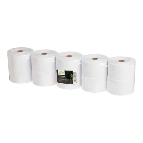 Pack of 10 Icon Machine Rolls, 44x75mm, for clear and durable thermal printing in EFTPOS and cash register devices.