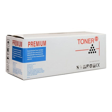Icon Compatible HP Q2612X Black Toner Cartridge for high-quality prints, 2500-page yield, compatible with various HP LaserJet models.