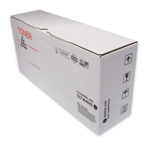 Icon Compatible Samsung CLT-K406S Toner Cartridge for vibrant, laser-quality black prints, 1500-page yield, easy installation.