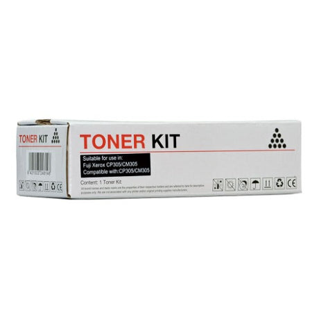 Icon Compatible Fuji Xerox CT201632 Black Toner Cartridge, prints up to 3,000 pages for high-quality, professional documents.