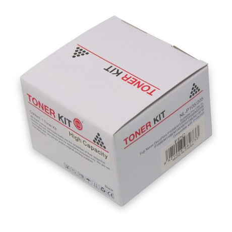 Icon Compatible Fuji Xerox CT201610 Black Toner Cartridge for high-yield printing, up to 2,200 pages of crisp black text.