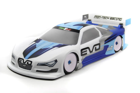 Sleek 190mm touring car body designed for RC racing, enhancing speed, stability, and performance on any track.