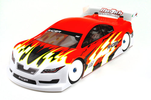 Sleek 190mm RC car body designed for high performance, durability, and improved aerodynamics in racing.