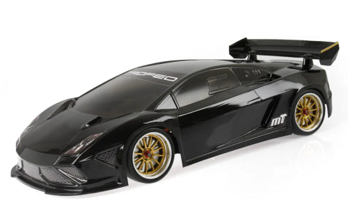High-performance 190mm GT body for RC cars, featuring an aerodynamic design for speed and stability in racing.