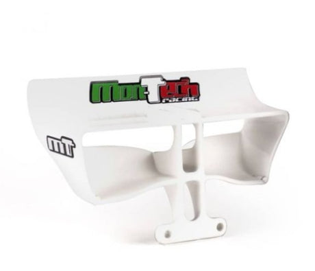 High-performance white RC car with sleek design, advanced radio control, and powerful motor for thrilling F1 racing action.