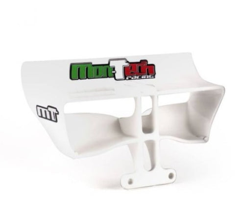 High-performance white RC car with sleek design, advanced radio control, and powerful motor for thrilling F1 racing action.