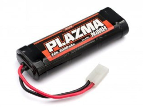 7.2v NiMH 2000mAh rechargeable battery for reliable RC power, ideal for cars, boats, and helicopters.