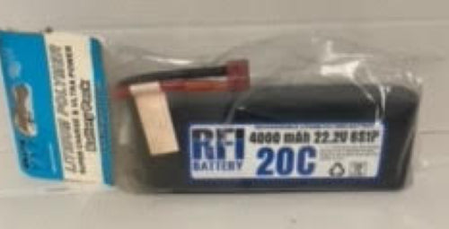 Li-Po 22.2v 4000mAh 6S battery for RC vehicles and drones, offering high discharge rate and extended flight times.