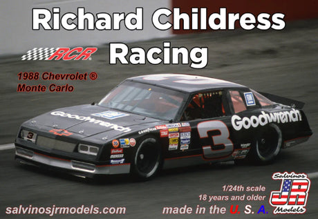 1/24 scale model kit of '88 Monte Carlo driven by Dale Earnhardt Sr., perfect for collectors and racing fans.