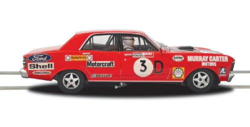 Bathurst '72 Slot Car featuring XY GTHO Falcon #3, designed for racing enthusiasts and collectors.