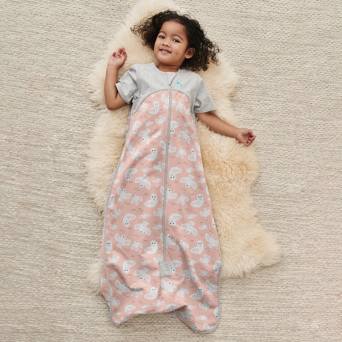 Love to DreamSleep Bag™ Organic 1.0 TOG - Dove Pink - 18-36m