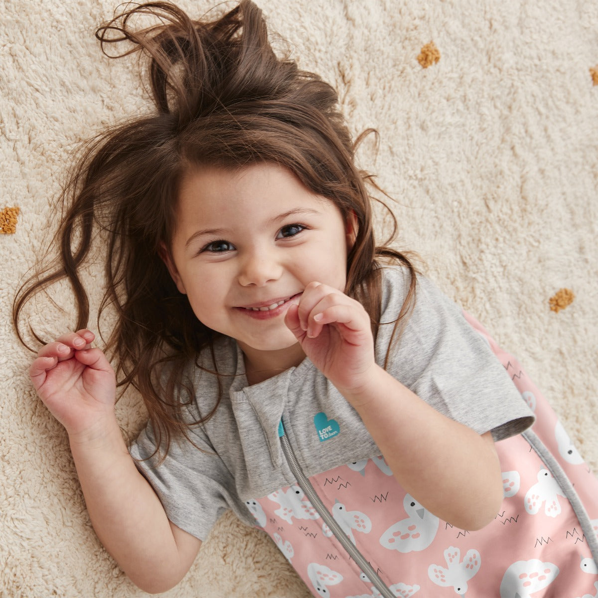 Love to DreamSleep Suit Organic 1.0 TOG - Dove Pink - 3Y