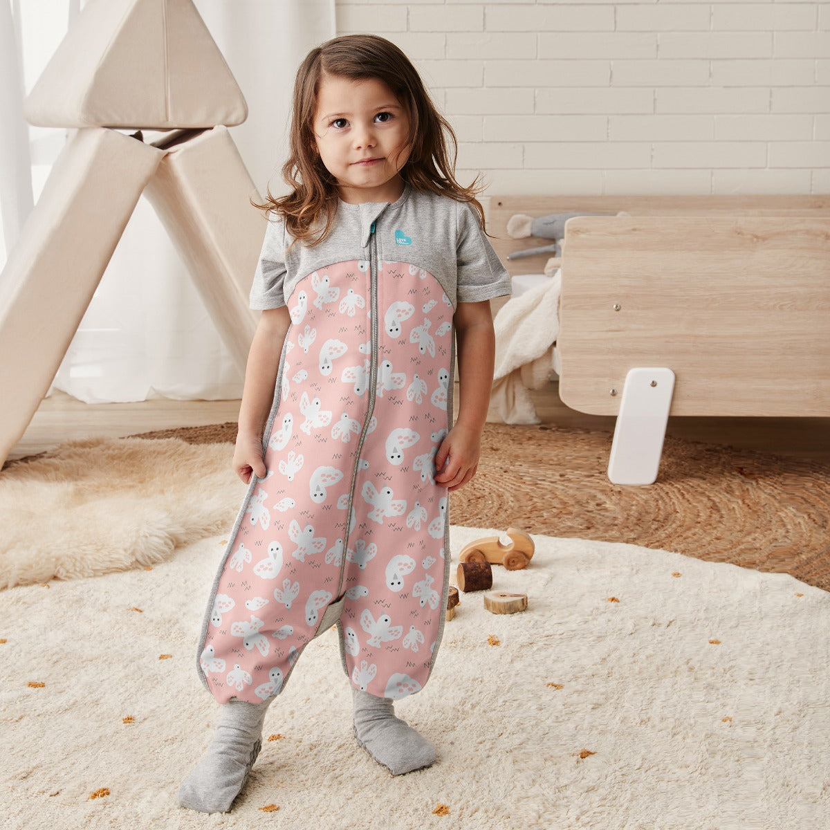 Love to DreamSleep Suit Organic 1.0 TOG - Dove Pink - 3Y