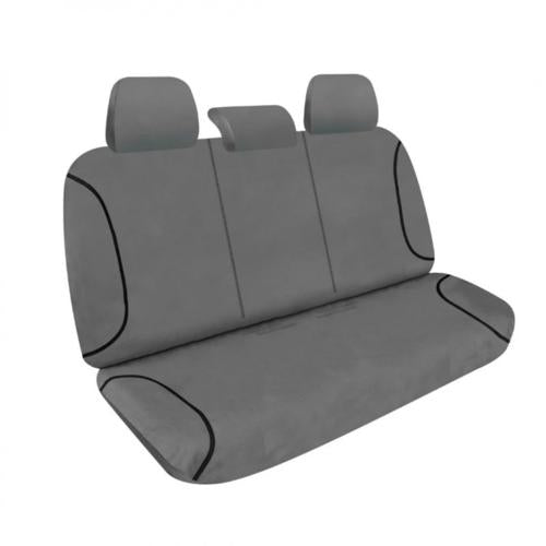 GREY CANVAS REAR BENCH SEAT COVER RANGER/BT50 - TRADIES