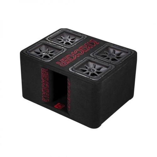 QUAD 12IN L7R 2 OHM LOADED ENCLOSURE - KICKER