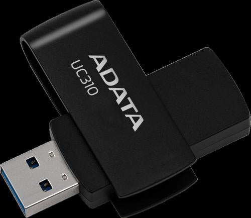 ADATA UC310 Swivel USB3.2 256GB Black Flash Drive