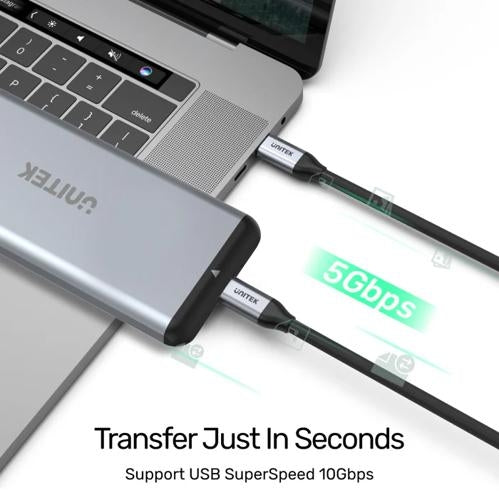 Unitek 2m USB-C to USB-C 3.1 Gen1 Cable for Syncing & Charging