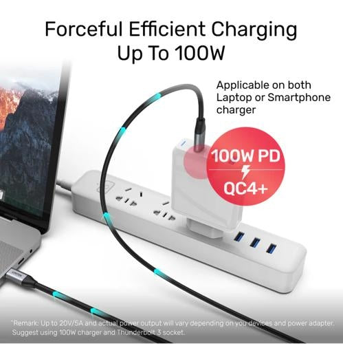Unitek 2m USB-C to USB-C 3.1 Gen1 Cable for Syncing & Charging