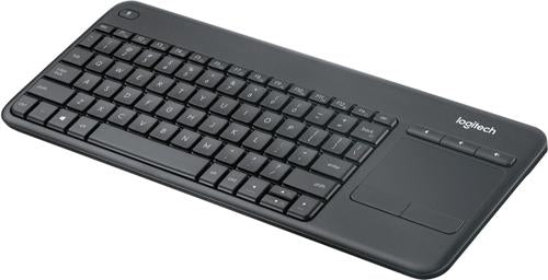 Logitech K400 Plus Wireless Keyboard with Touch Pad Black