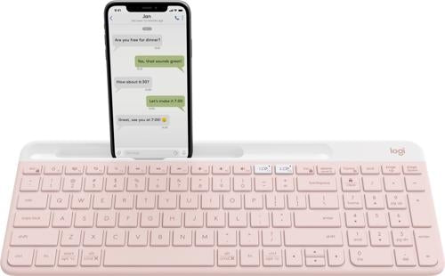 Logitech K580 Multi-Device Wireless Keyboard - Rose