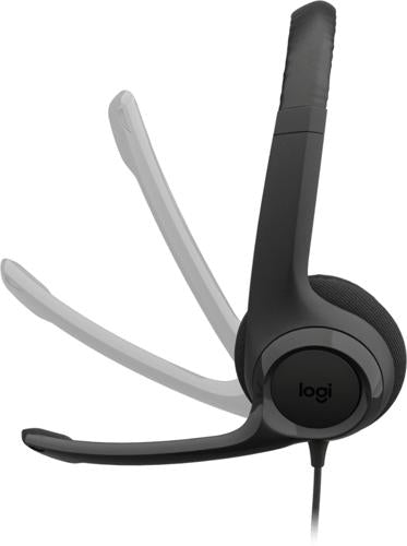 Logitech H390 USB-C Headset - BLACK