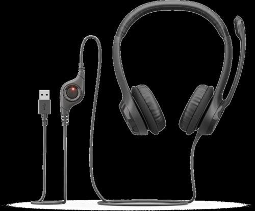 Logitech H390 USB-C Headset - BLACK