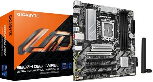 Gigabyte B860M DS3H WIFI6E mATX LGA1851 Motherboard