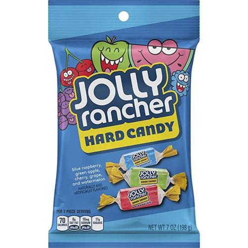 Hard Candy Original Fruit Flavours 198g Jolly Rancher Pack of 12