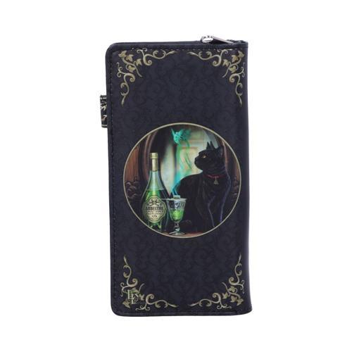 Lisa Parker Absinthe and Black Cat Familiar Purse 18.5cm - Nemesis Now