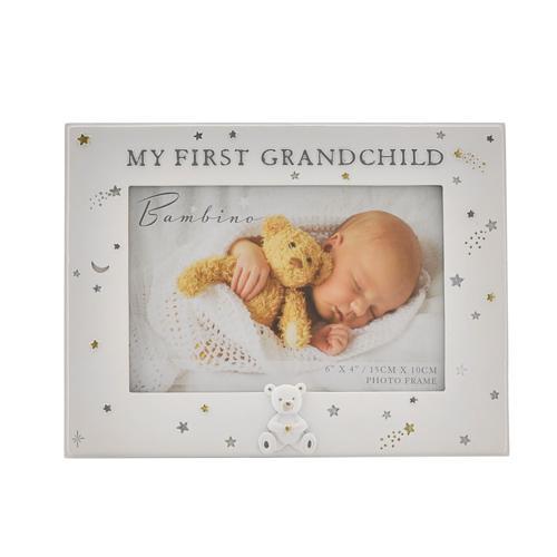 Baby Photo Frame - Bambino Resin First Grandchild 6x4in