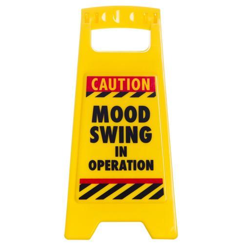 Mood Swing Desk Warning Sign - Pack of 2