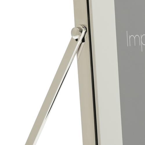 Photo Frame - Impressions Silver Colour White Border 4x6in