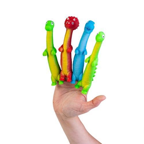 Stretchy Dino Finger Puppet - Pack of 24