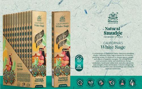 Smudge Incense 25g - Himalaya Californian White Sage