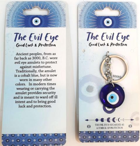 Evil Eye Keyring Circle - Pack of 6