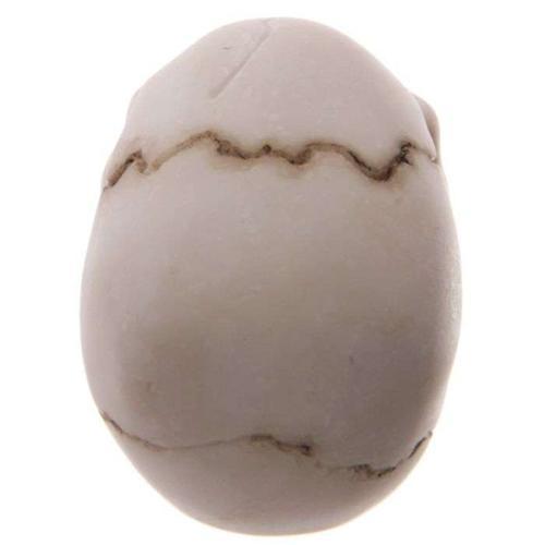 Gruesome Skull Decoration with Red Gem Eyes - Pack of 12