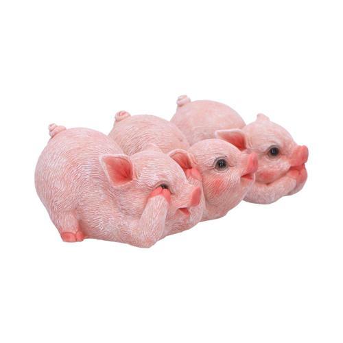 Three Wise Playful Pigs 8.4cm - Nemesis Now