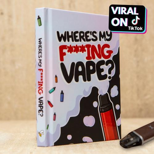 Where's My F*cking Vape Funny Gift Book - Pack of 6