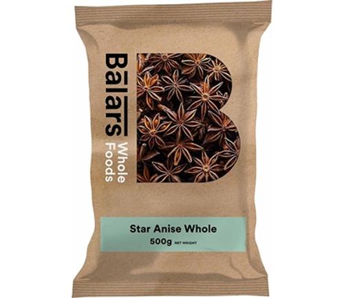 STAR ANISE WHOLE 500GM - Balars
