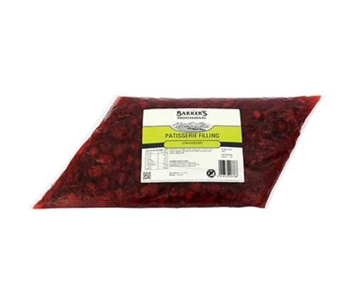 FILLING PATISSERIE STRAWBERRY 1.25KG - Barkers