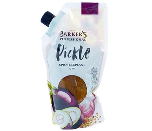 EGGPLANT PICKLE SPICY 1KG - Barkers