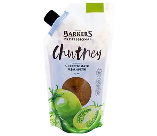 CHUTNEY GREEN TOMATO & JALAPENO 1KG - Barkers