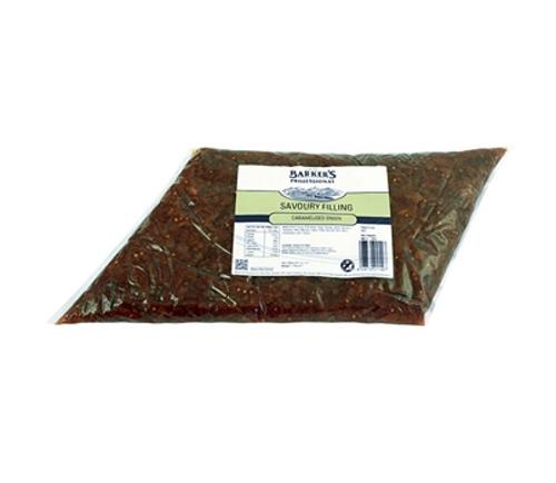 FILLING CARAMELISED ONION SAVORY 1.25KG - Barkers