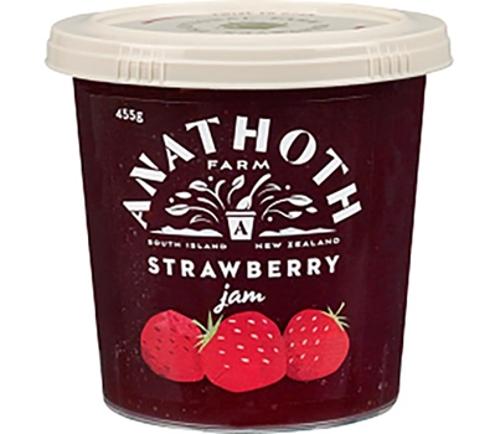 JAM STRAWBERRY 455GM - Anathoth